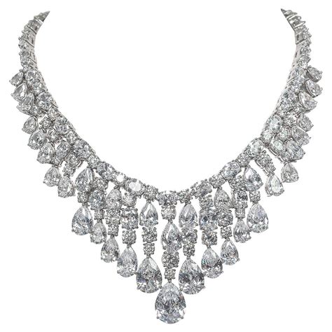 faux diamond necklaces